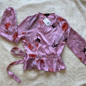 Topshop women’s wrap top